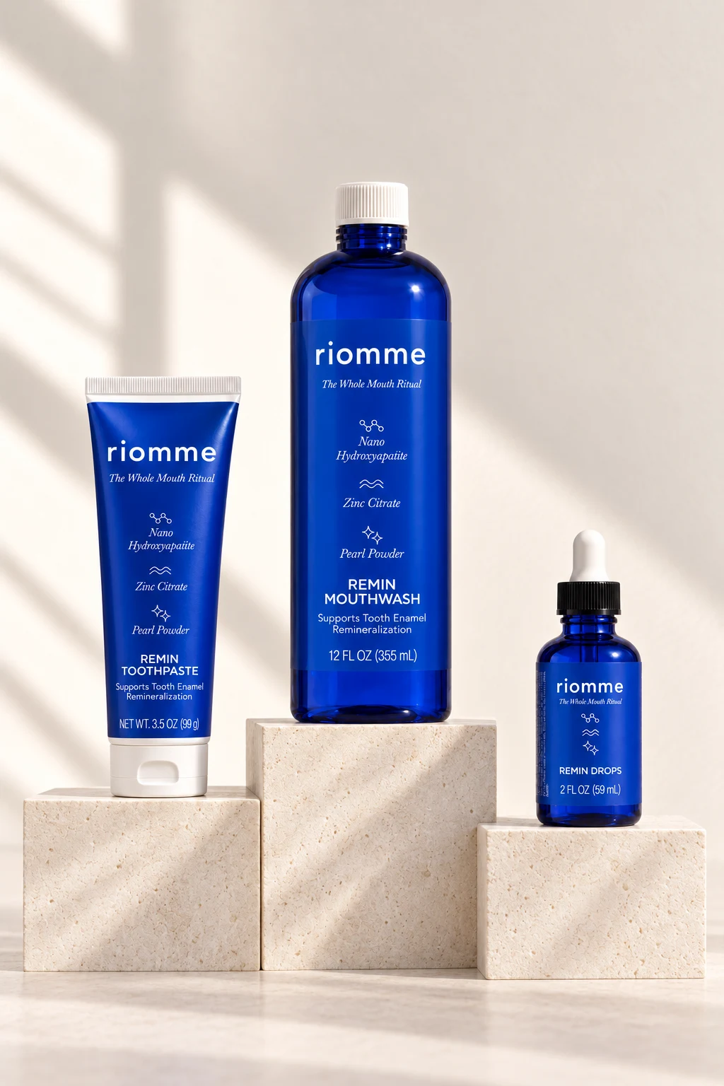 The Whole Mouth Ritual: Remin Toothpaste, Remin Mouthwash and Remin Drops